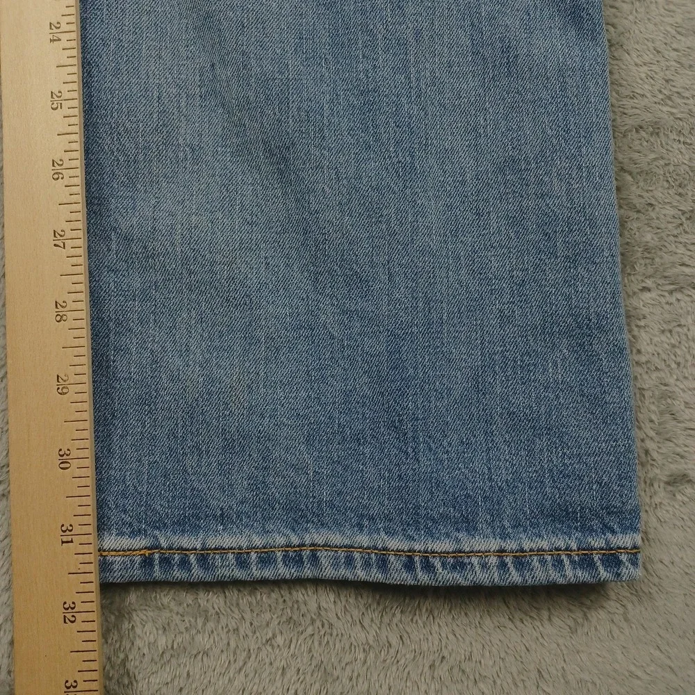 Levis 505 Jeans Mens 33x32 Blue Denim‎ Premium Pockets Cotton Casual